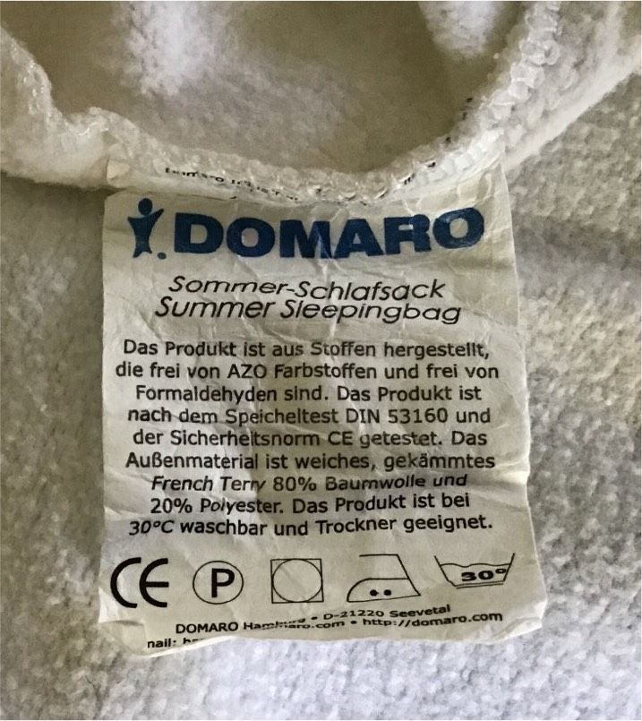 Sommerschlafsack für Kleinkinder von Domaro in Henstedt-Ulzburg
