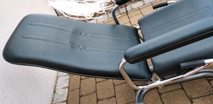 Retro Behandlungsstuhl Rollen Leder Bürostuhl Sessel Relax Stuhl in Nürnberg (Mittelfr)