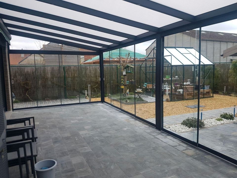 PC Terrassenüberdachung - Aluminium, CE-Kennung, 6x3m in Marl