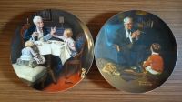 Vintage Teller Norman Rockwell x 2 Frankfurt am Main - Nordend Vorschau