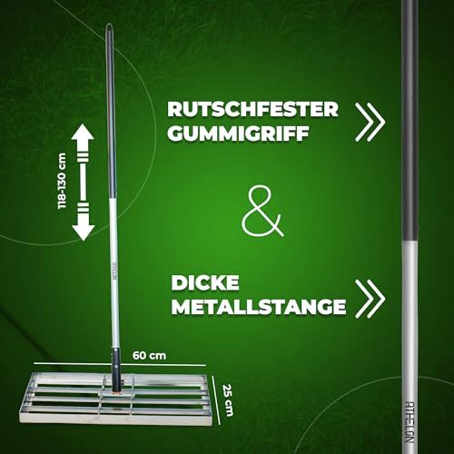 Rabatt50%-Rasenrakel-Nivellierrechen-Edelstahl-verstellbar-Neu in Mühlhausen