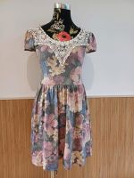 Gr. 38/M Kleid Vintagestil Blumen Spitze Jersey Nordrhein-Westfalen - Neuss Vorschau