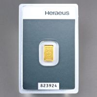 Heraeus 1 Gramm 5g 10g 20g 999.9 Goldbarren in Blister Niedersachsen - Fürstenau Vorschau