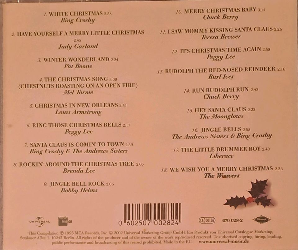 "The White Christmas Album" USA-Weihnachtsmusik in Kiel