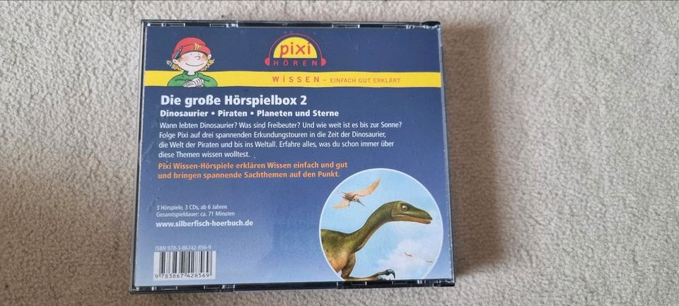 CD Hörspielbox 2 (Dinosaurier,  Piraten, Planeten und Sterne) in Freudental