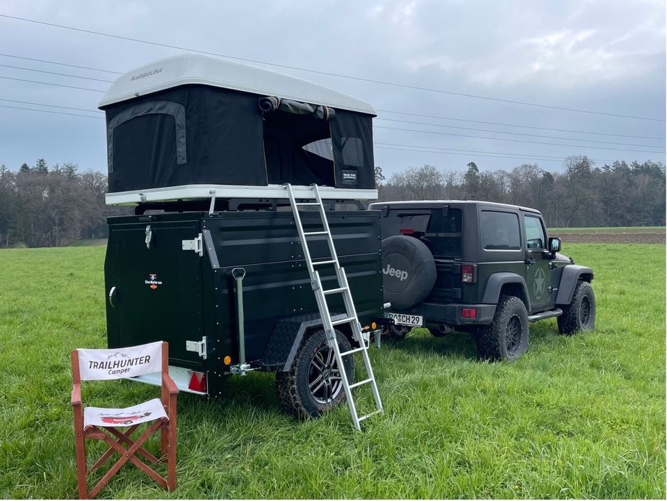 TPV KT-EB2 Kofferanhänger, Camping-Anhänger, Verkauf und Vermietung mit oder ohne Dachzelt, in Rosenheim u. Wasserburg, Pfaffing, Mini Camper, Böckmann Anhänger in Pfaffing