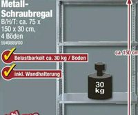 12 Metall-Schraubregale nagelneu ovp Berlin - Reinickendorf Vorschau