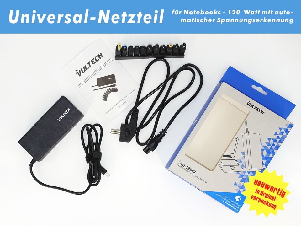 Universal-Netzteil für Notebook / Laptop - 120W in Aspach