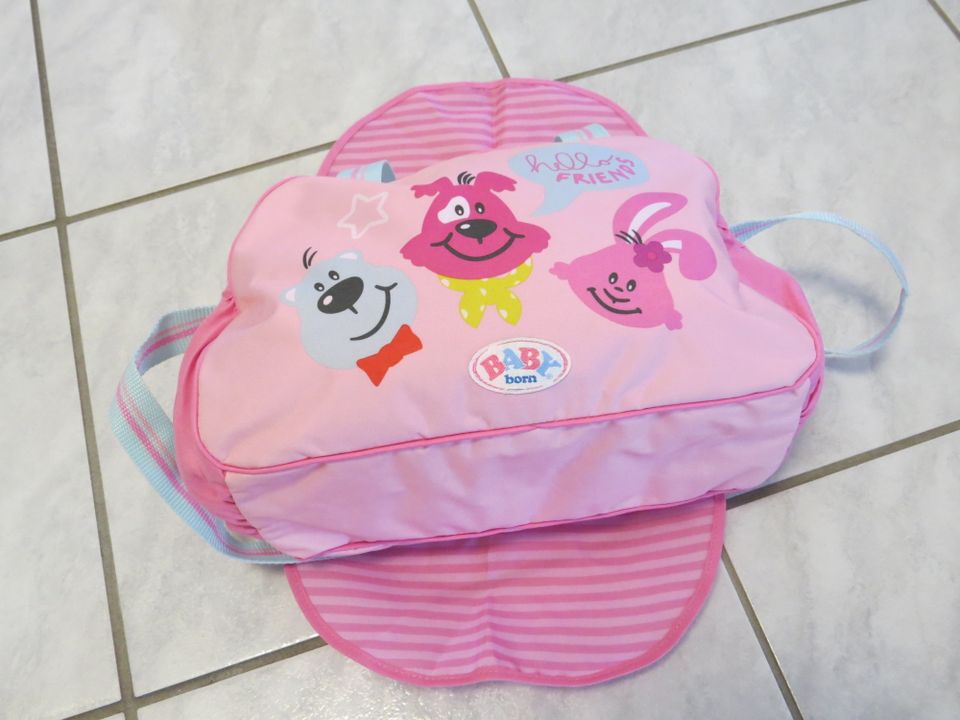 Baby Born Puppen Wickeltasche mit Unterlage rosa TOP! in Wegberg