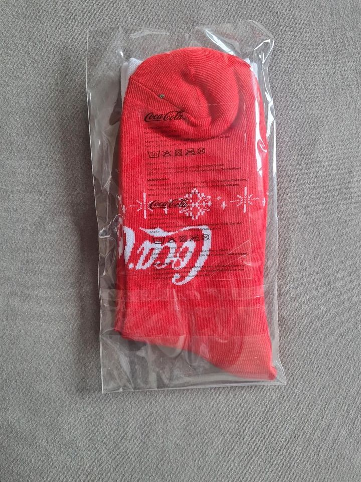 *NEU m. Etikett* original Coca Cola Xmas Socken *selten* in München