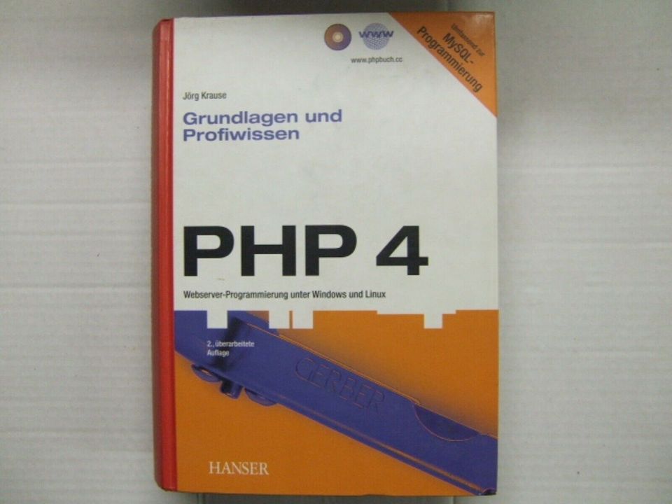 PHP 4 Grundlagen und Profiwissen Buch Jörg Krause Webserver Prog. in Berlin