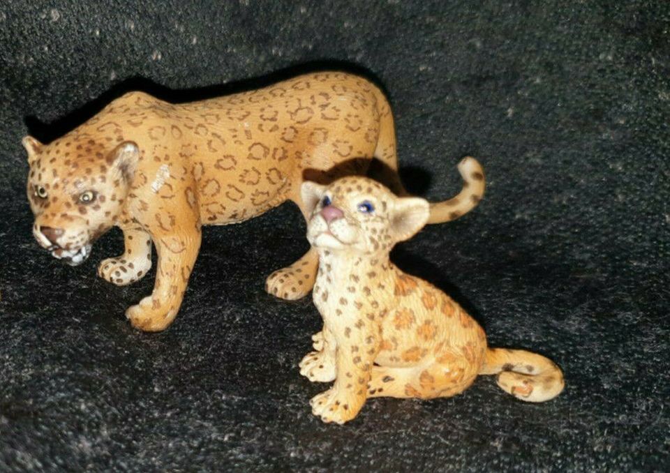 Schleich Leopard 14360 Jaguarjunges 14622 in Sibbesse 