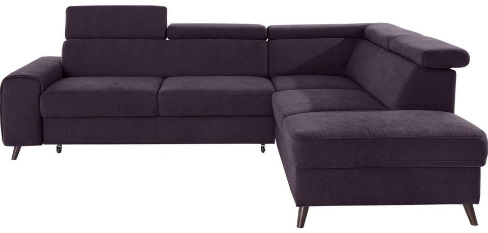 Ecksofa ★ 259x205cm Lila Purple Luxus Microfaser Forza exxpo in Köln