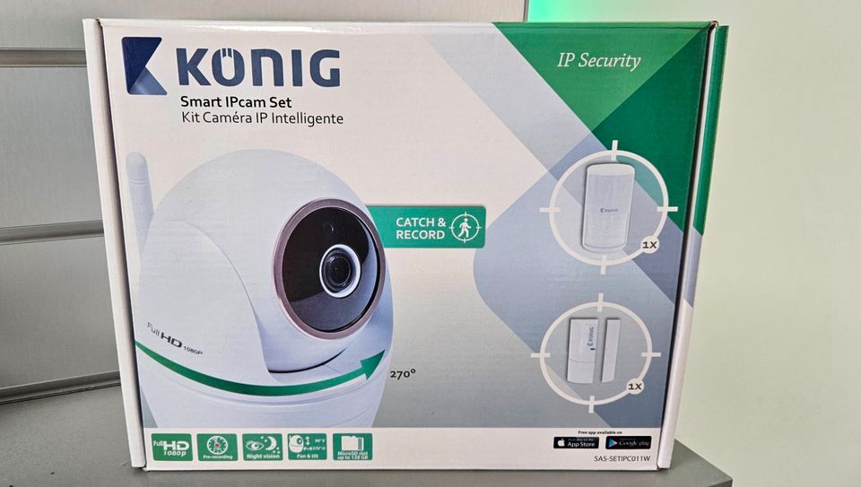Smart IP cam Set, SAS-SETIPC011W, Überwachungskamera, Nagelneu in Uplengen