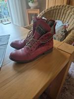 Stiefeletten Leder Mustang Gr. 37 Sachsen - Klipphausen Vorschau