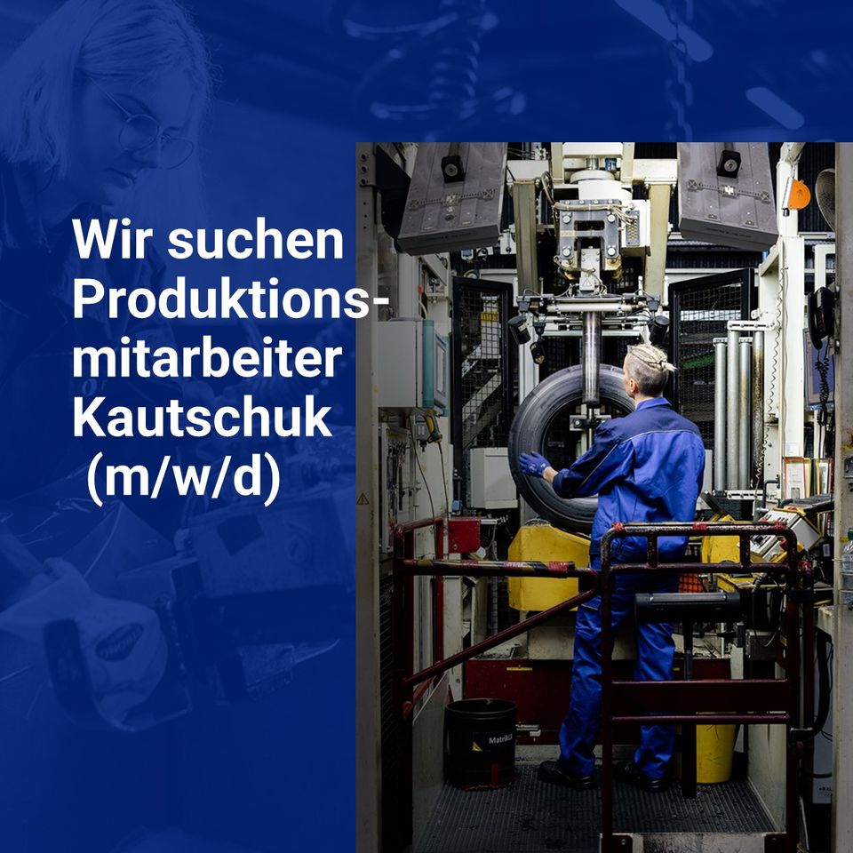 Produktionsmitarbeiter Kautschuk (m/w/d) gesucht in Homburg