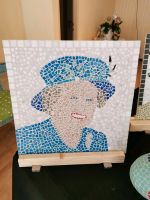 Mosaik Bild Königin Elisabeth - Unikat Handarbeit -Neu! Niedersachsen - Holzminden Vorschau