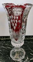 Anna Hütte Kristallvase, Bleikristall Vase mit roter Überfang Berlin - Marienfelde Vorschau