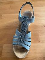 Rieker Sandalen blau-silber Bayern - Rosenheim Vorschau