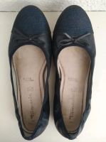 Tamaris Schuhe Ballerinas Leder Blau Glitzer Gr. 42 Niedersachsen - Braunschweig Vorschau