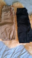 2 Stück Kurze Hose Shorts Jeans Stoff beige schwarz Nordrhein-Westfalen - Issum Vorschau