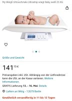 Babywaagen My Weigh Ultraschmale Ultraship wiegt Baby weiß 25 KG Berlin - Marzahn Vorschau