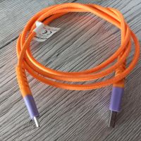 1m Mikro USB Ladekabel orange robuste Ummantelung Sachsen - Wilthen Vorschau
