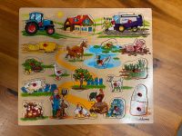 Eichhorn Steckpuzzle Bauernhof Sortierspielzeug Holz 1x40x35 cm Hamburg-Nord - Hamburg Hohenfelde Vorschau