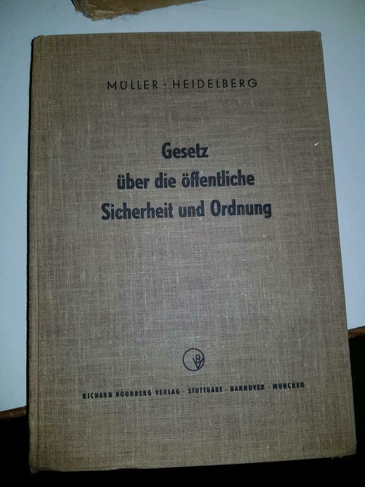 Gesetz über die öffentliche Sicherheit und Ordnung 1951 in Wolfenbüttel