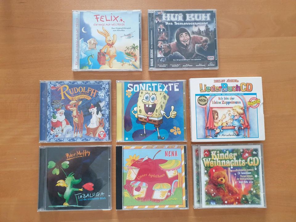 Kinder CD's, Hörspiel - Hui Buh, Felix, Tabaluga, Rudolph,Nena u in Stuttgart