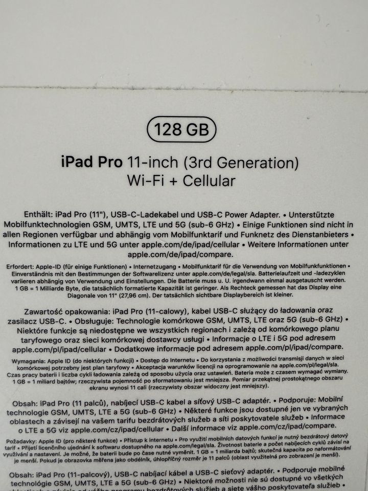 Apple IPad Pro 11“ Wifi + Cellular 128gb + Hülle in Leipzig