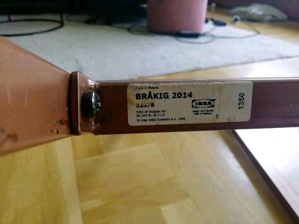 Tischbeine IKEA Brakig 2014 Metall/Kupfer limitiert in Löchgau