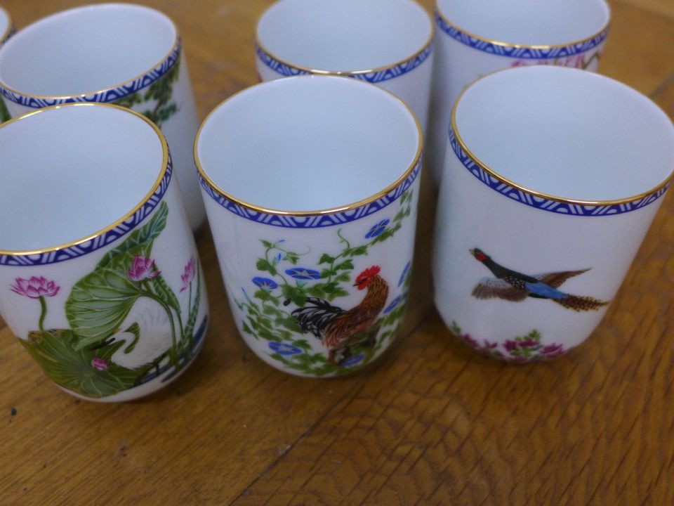 8 x Tee Tassen Becher Made in Japan rar! Manufactum Chawan in Freising