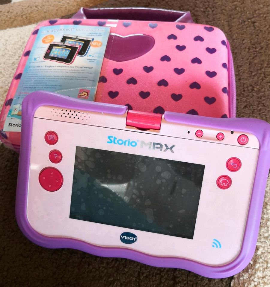 Vtech Storio max tablet inkl. Hülle und Tasche in Rangendingen