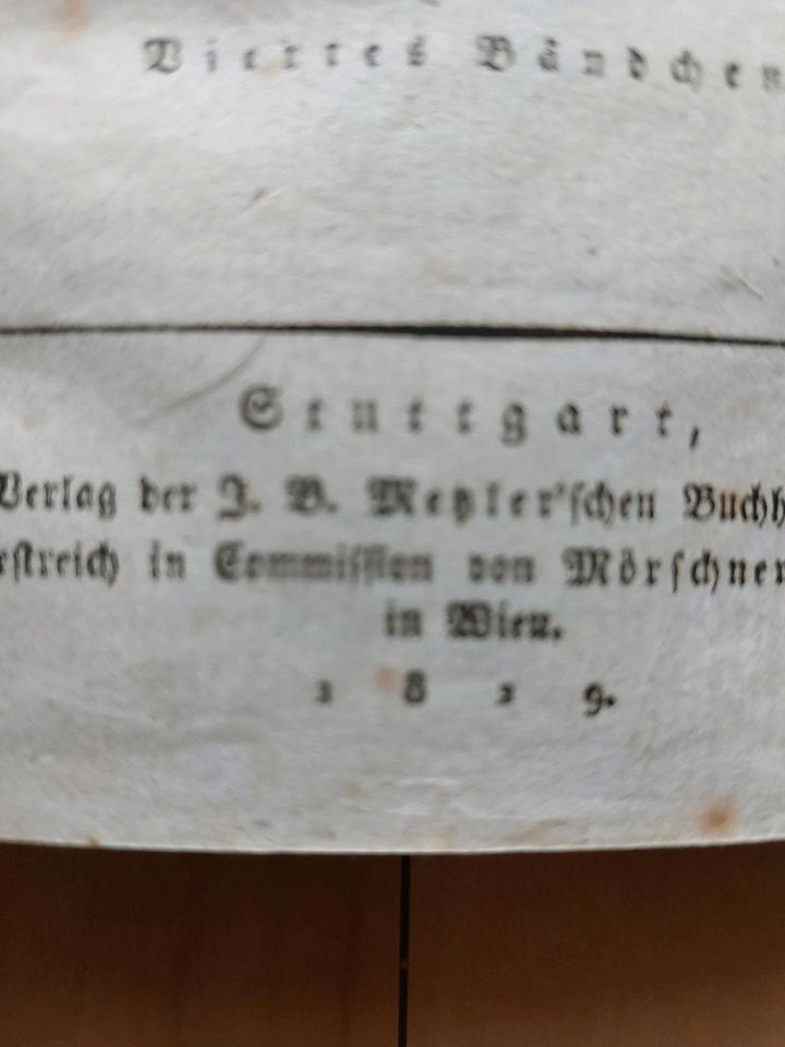 altes/antikes Buch von 1819 in Blankenfelde-Mahlow