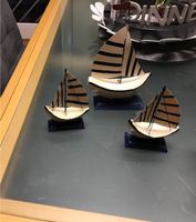 Deko Schiffe aus Metall 3 Stück Niedersachsen - Rhumspringe Vorschau