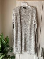 Long Strickjacke weiß grau Gr. 38 Bayern - Hammelburg Vorschau
