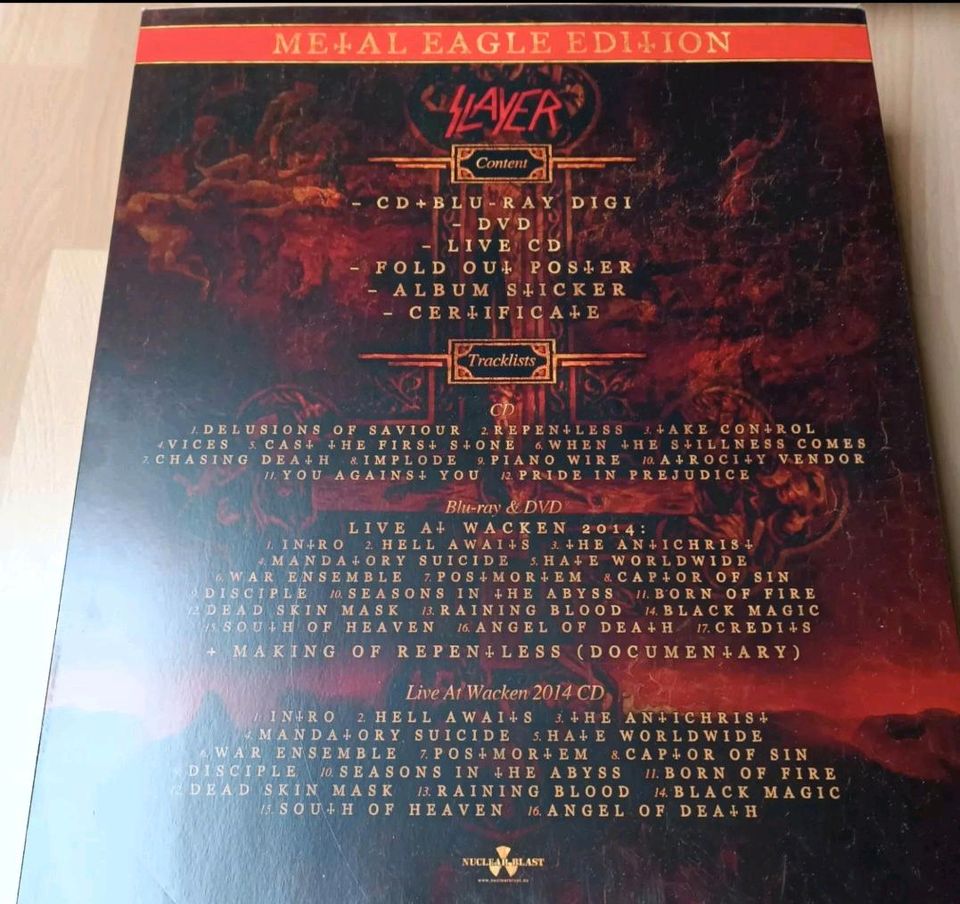 Slayer Adler LTD Megadeth Sodom Kreator Sepultura Pantera Exodus in Unterdießen