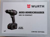 Akkuschrauber ABS 18 Compact Special-Black Edition von Würth Bayern - Simbach Vorschau
