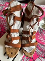 Esprit Sandale Gr. 39 Cognac Nordrhein-Westfalen - Wachtberg Vorschau