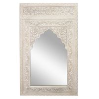 Wandspiegel Spiegel mit Holzrahmen Weiß Indien ca 60 x 100 cm Bochum - Bochum-Wattenscheid Vorschau
