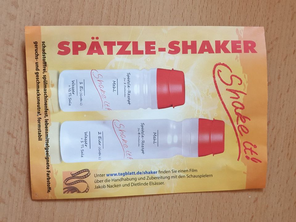 Original Spätzle Shaker Käsespätzle Presse rot in Nürnberg (Mittelfr)