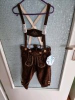 Neu! Lederhose Marjo Gr. 98 mit Latz,Wadenlang, Echtleder, Braun, Bayern - Kösching Vorschau