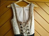 Dirndl Tramontana creme Seidenschürze Bernstein 40 Midi Bayern - Riedering Vorschau