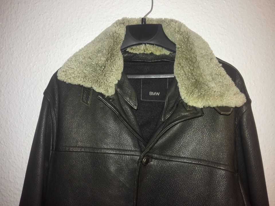 BMW HIRSCH LEDERJACKE LEDER KURZMANTEL Gr. L XL 52 / 54 in Duisburg