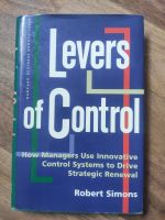 Robert Simons Levers of Control 1995 Buch Harvard Business School Niedersachsen - Elze Vorschau