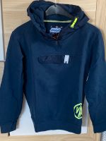 Vingino kaputzenpullover zipper materialmix blau gr. 12/152 Baden-Württemberg - Fellbach Vorschau