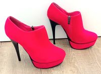 Wunderschöne leuchtend Pinke Samt High Heels/Pumps von SDS Kreis Pinneberg - Quickborn Vorschau