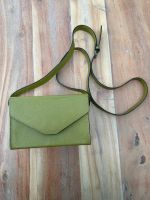 Vintage Crossbody Tasche Hellgrün Leder Handtasche Rechteck Baden-Württemberg - Reichenbach an der Fils Vorschau