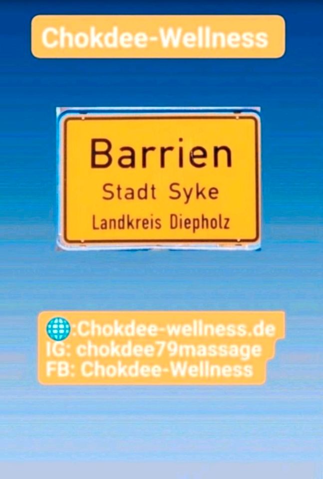 Wellness Massage in Syke-Barrien. Weyhe Leeste Bassum in Syke